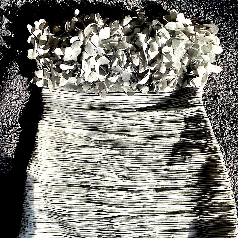 Cocktail dress. Silver